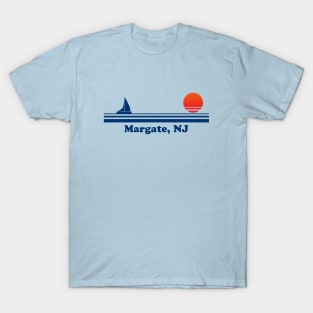 Margate, NJ - Sailboat Sunrise T-Shirt